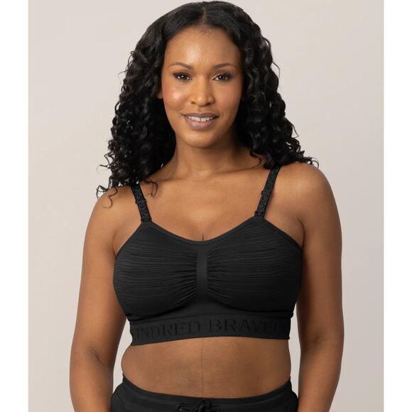 Kindred Bravey Sublime Nursing Pumping Bra Black Size XL - Picture 1 of 8
